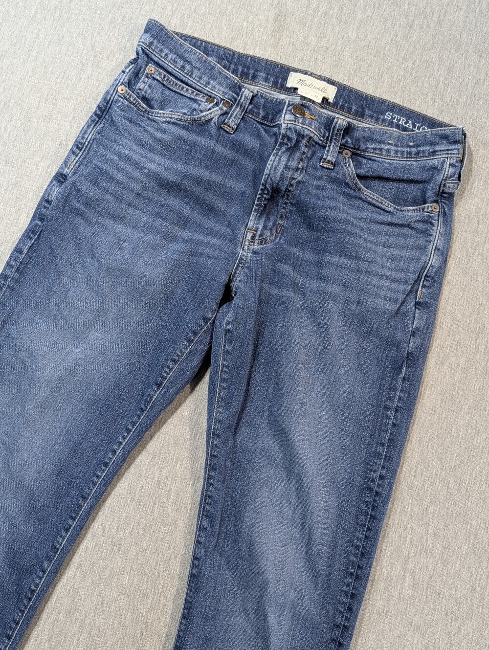 Madewell Straight Leg Jeans Men's 33 X 32 Blue